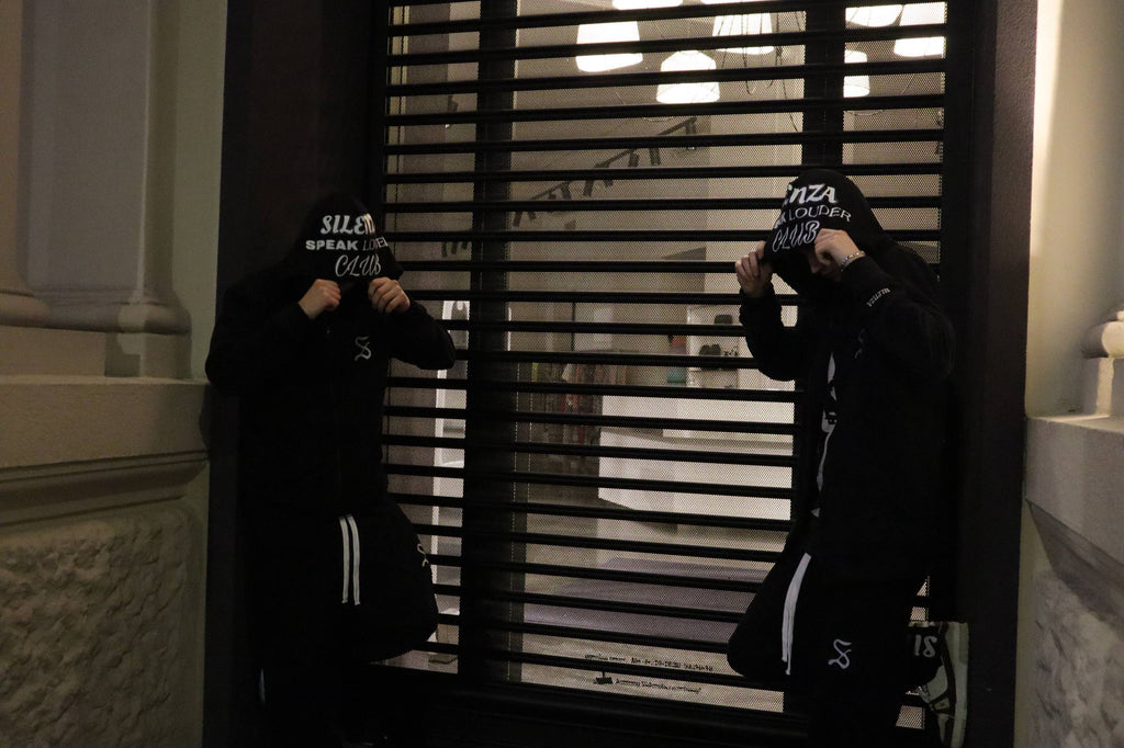 SILENZA™ SPEAK LOUDER BLACK TRACKSUIT (FULL SET)