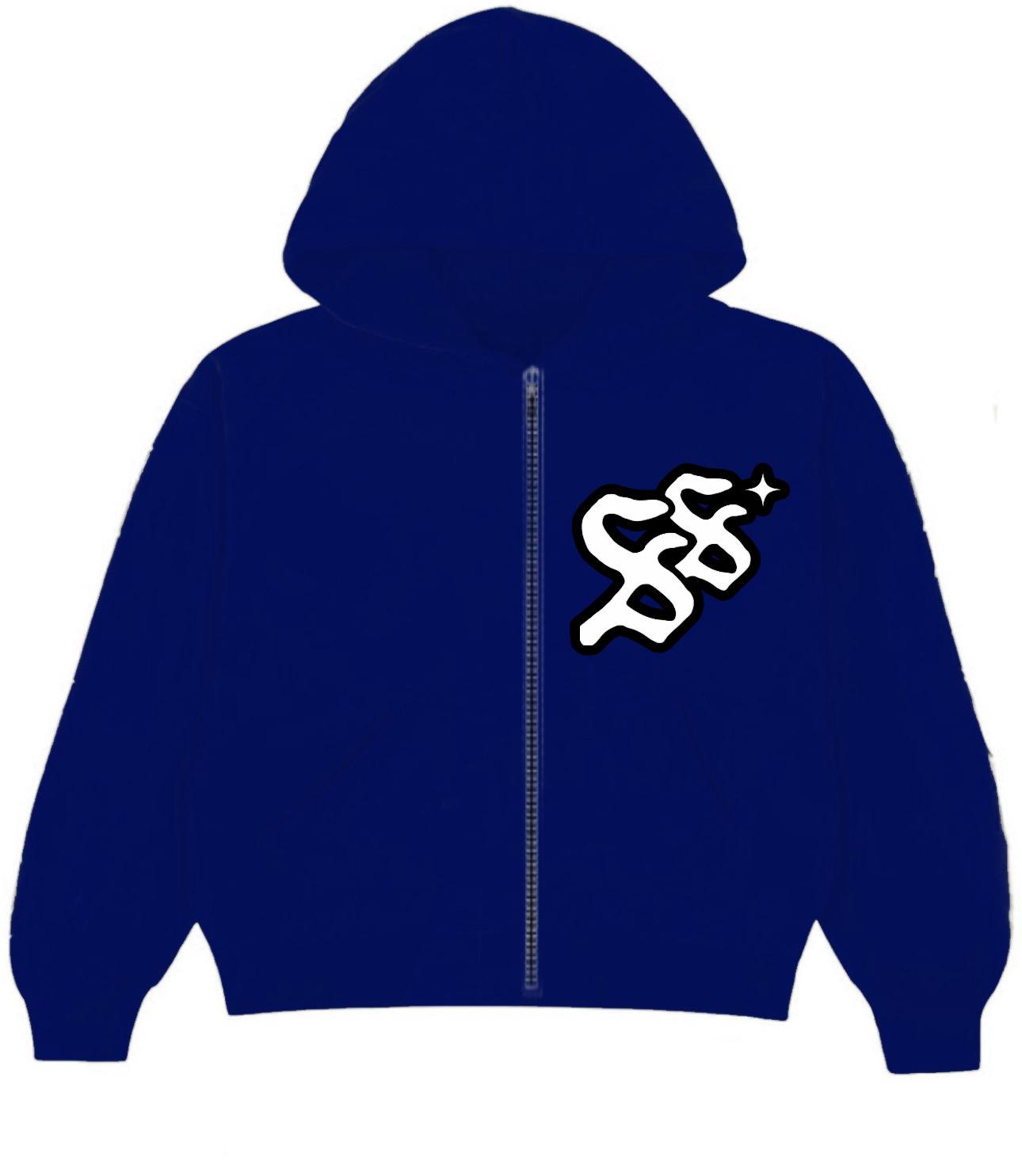 SILENZA™ EVOLVE BLUE ZIP-HOODIE