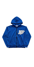SILENZA™ EVOLVE BLUE ZIP-HOODIE