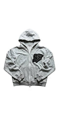 SILENZA™ EVOLVE GREY ZIP-HOODIE