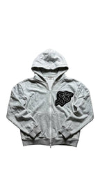 SILENZA™ EVOLVE GREY ZIP-HOODIE