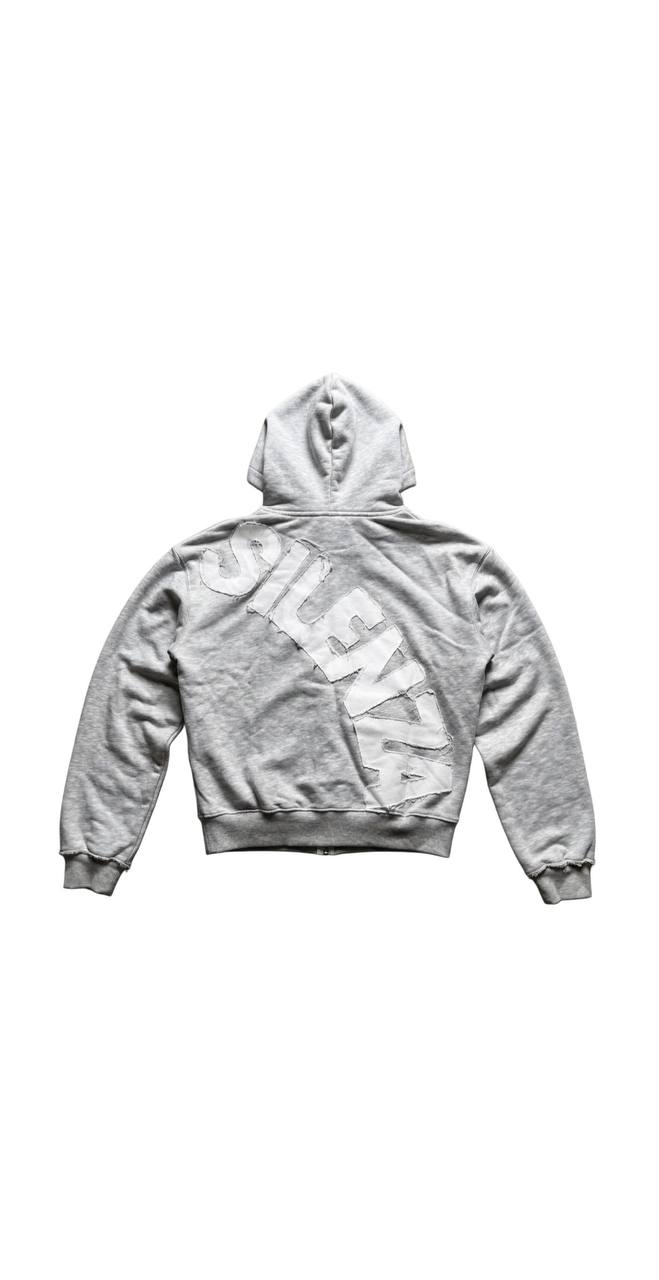 SILENZA™ EVOLVE GREY ZIP-HOODIE