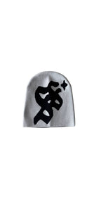SILENZA™ WHITE KNIT BEANIE